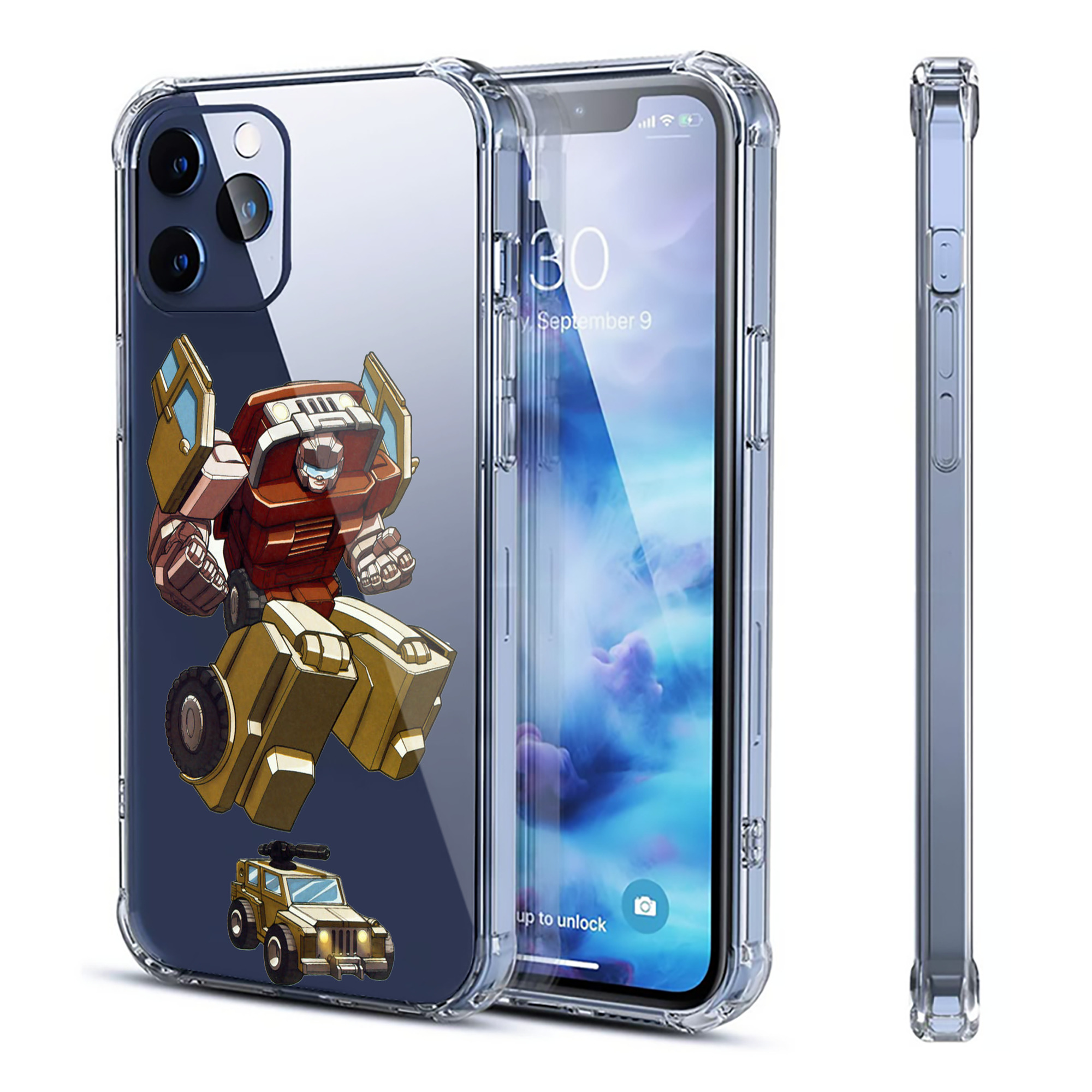 （画像用）  【iPhone 12シリーズ対応】透明スマホケース（クリアソフトケース）